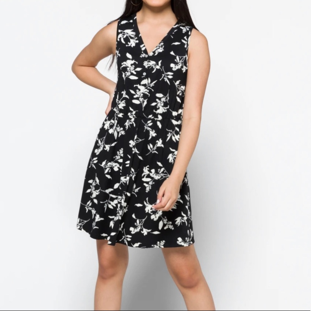 French Grey Troian Brushed Knit Dress